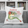 Poduszka Prezent Żaba ŻAJEBISTA PANNA MŁODA