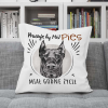 Poduszka Prezent Pies Rasa CANE CORSO pracuję by
