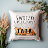 UPOMINEK PODUSZKA JASIEK PREZENT ŚWIĘTO NA DZIEŃ OJCA TATY TEŚCIA DEKORACJA
