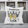 PODUSZKA PREZENT UPOMINEK NA URODZINY 30 50 18 JUBILEUSZ