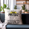 Poduszka Prezent Praca SZEF Pasterz Owieczek