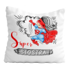 Poduszka Prezent Dla Siostry SUPERBOHATERKA