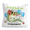 PODUSZKA PREZENT NA URODZINY ŻAJEBISTA SOLENIZANTKA ŻABA