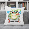 PODUSZKA PREZENT NA URODZINY ŻAJEBISTY SOLENIZANT ŻABA