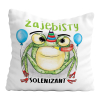 PODUSZKA PREZENT NA URODZINY ŻAJEBISTY SOLENIZANT ŻABA