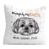 Poduszka Prezent Pies SHIH TZU pracuję by ..