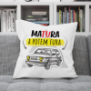 UPOMINEK PODUSZKA PREZENT MATURZYSTY ABSOLWENTA MATURA POTEM FURA EGZAMIN TEST AUTO