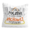 PPODUSZKA ŚMIESZNY PREZENT PRACA POCZEKA - ŁÓŻKO STYGNIE