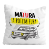 UPOMINEK PODUSZKA PREZENT MATURZYSTY ABSOLWENTA MATURA POTEM FURA EGZAMIN TEST AUTO