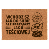 Wycieraczka Kokosowa Śmieszna 60x40Cm Prezent Parapetówka Teściowa