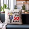 URODZINY PREZENT DLA NIEGO PODUSZKA 18 20 40 60 WSZYSTKIEGO NAJLEPSZEGO