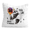 PODUSZKA PREZENT NA URODZINY PANDA PERSONALIZACJA DOWOLNY WIEK ZWIERZĘTA
