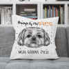Poduszka Prezent Pies SHIH TZU pracuję by ..