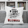 Poduszka Prezent Motywacja Sport WOJOWNIK