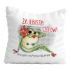 Poduszka Prezent Żaba ŻAJEBISTA SZEFOWA