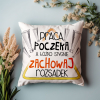 PPODUSZKA ŚMIESZNY PREZENT PRACA POCZEKA - ŁÓŻKO STYGNIE