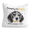 Poduszka Prezent Pies Rasa BEAGLE pracuję by
