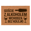Zabawna Wycieraczka Kokosowa Prezent Na Parapetówkę  Do Mieszkania Alkohol