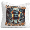 Poduszka Cappuccino Assassino Italian Brainrot Viral Tiktok Prezent