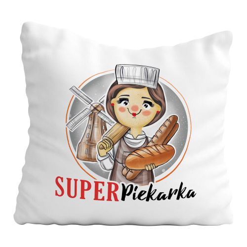 Poduszka Prezent Praca Zawód Super PIEKARKA