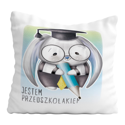 PODUSZKA PREZEN NA ZAKOŃCZENIE PRZEDSZKOLA KRÓLIK NIEBIESKI