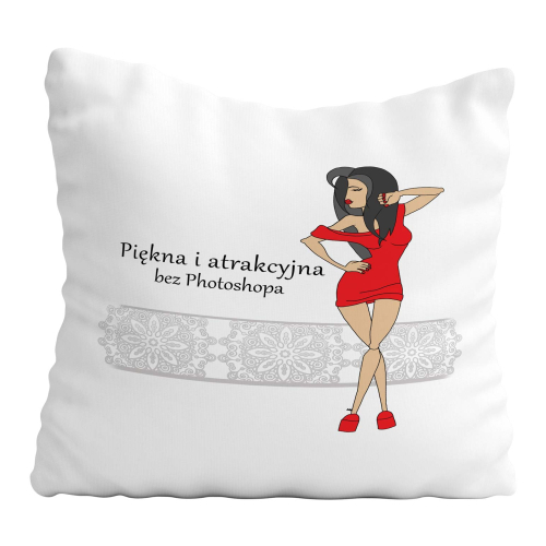 Poduszka Prezent Praca MODELKA FOTOMODELKA