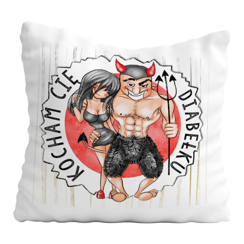 Poduszka Prezent Walentynki KOCHAM CIĘ