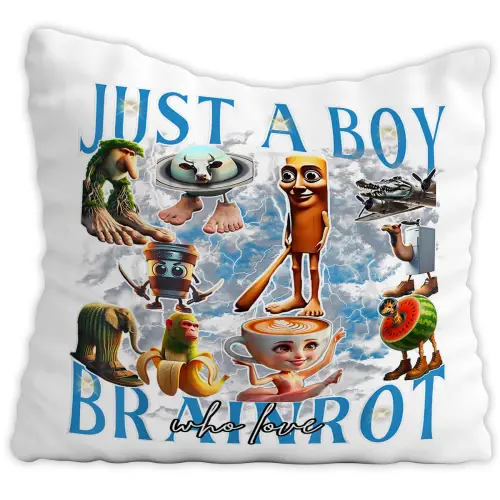 Poduszka Brainrot Italian Ballerina Capuccina Bombardino Crocodilo  Prezent