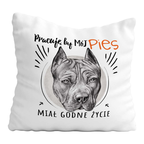 Poduszka Prezent Pies AMERICAN PIT BULL TERRIER
