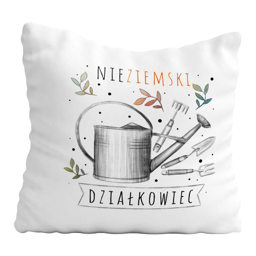 PODUSZKA PREZENT HOBBY DZIAŁKA OGRODNIK UPOMINEK