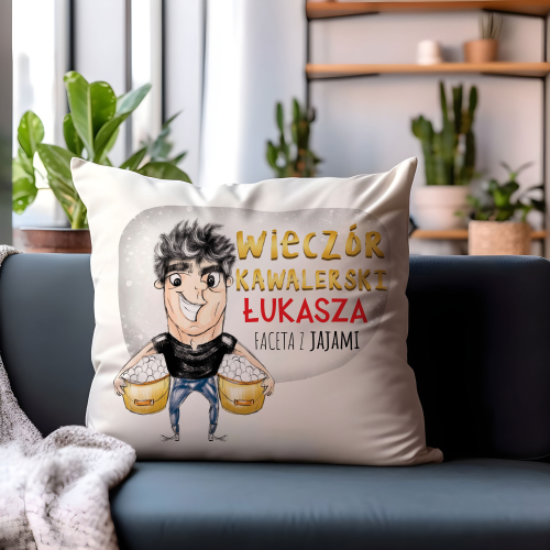 Poduszka Wieczór Kawalerski Pana Młodego Ślub