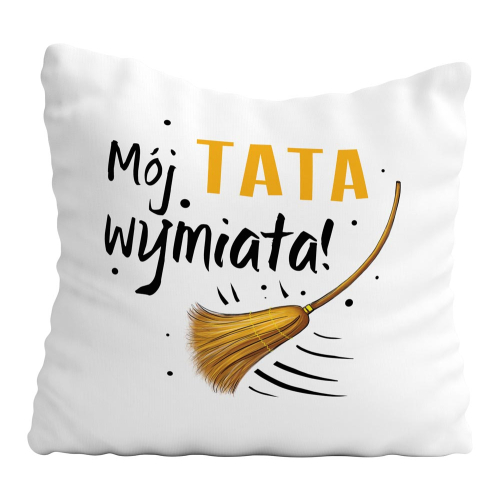 UPOMINEK PODUSZKA JASIEK PREZENT ŚWIĘTO NA DZIEŃ OJCA TATY OJCZYMA NADRUK