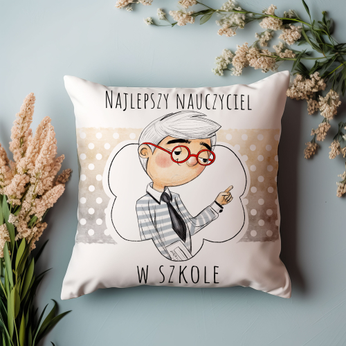 Poduszka Prezent DZIEŃ NAUCZYCIELA nauczyciel