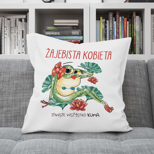 Poduszka Prezent DZIEŃ KOBIET żajebista