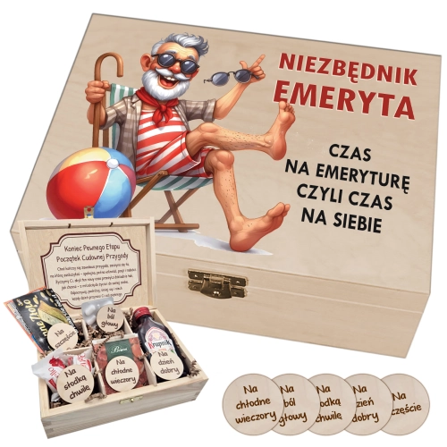 Niezbędnik Emeryta Śmieszny Prezent Na Pożegnanie Z Pracą Emerytura
