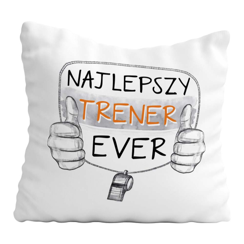 Poduszka Prezent Sport NAJLEPSZY TRENER