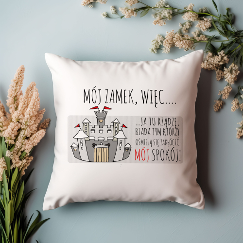 Poduszka Motywacja Sport MÓJ ZAMEK