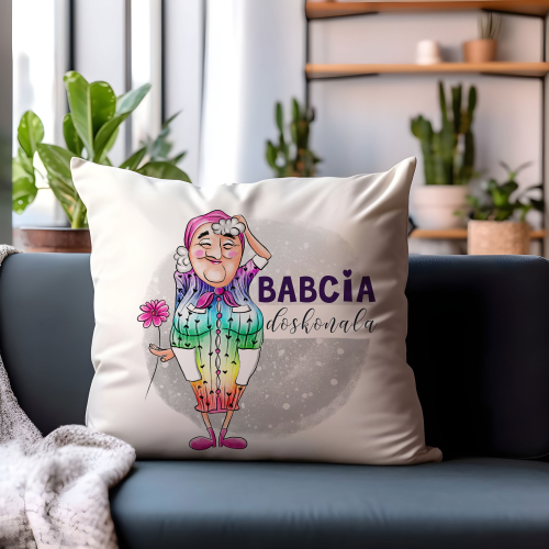 PODUSZKA PRAEZENT DZIEŃ BABCI DOSKONAŁA BABCIA UPOMINEK