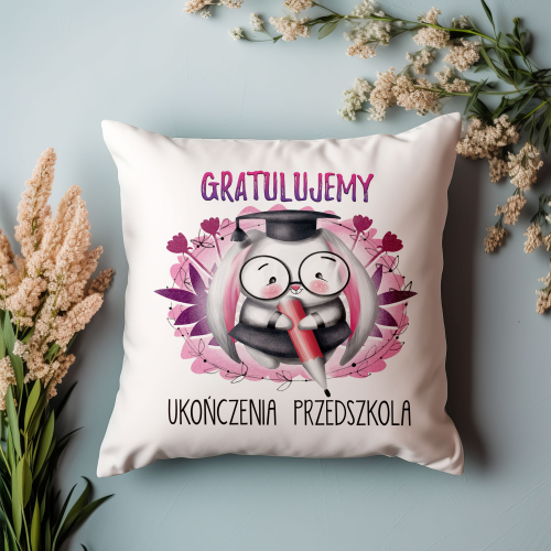 Poduszka Zakończenie Przedszkola KRÓLICZEK ONA