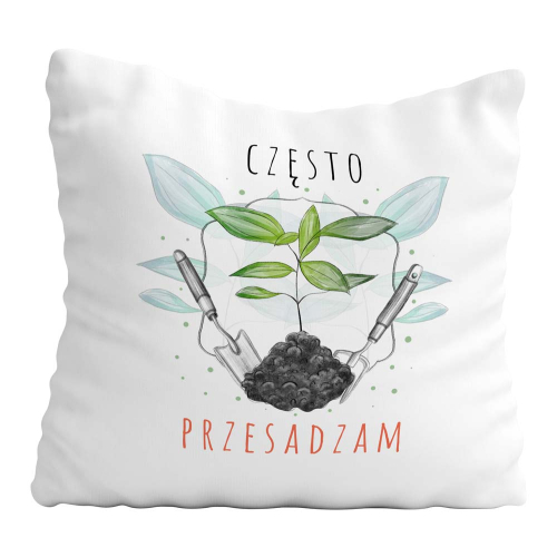 PODUSZKA PREZENT HOBBY DZIAŁKA OGRODNIK