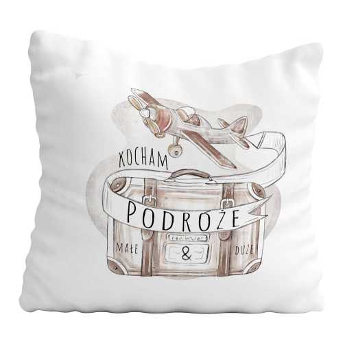Poduszka Prezent Hobby PODRÓŻNIK TURYSTA
