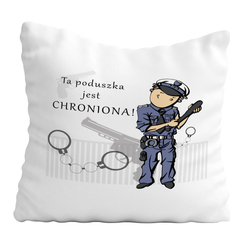 UPOMINEK PODUSZKA PREZENT ZAWÓD POLICJANT STRAŻNIK