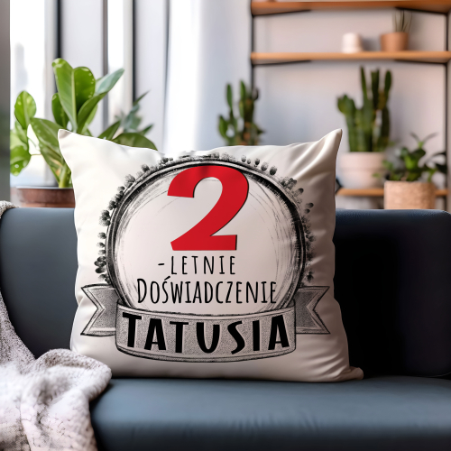 PODUSZKA PREZENT NA DZIEŃ OJCA TATY OJCZYMA DEKORACJA DLA DOMU IMIENINY