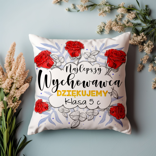 Poduszka Prezent DZIEŃ NAUCZYCIELA wychowawca