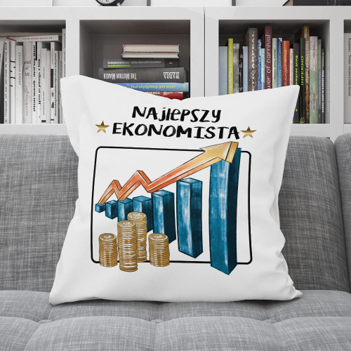UPOMINEK PODUSZKA PREZENT ZAWÓD  EKONOMISTA MAKLER