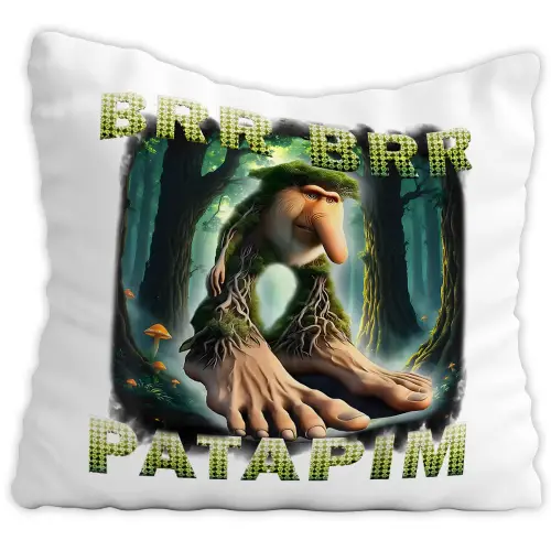 Poduszka Brr Brr Patapim Italian Brainrot Viral Tiktok Prezent