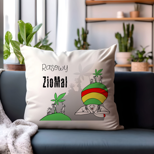 Poduszka Prezent Rasta Trawka Marihuana ZIOMAL