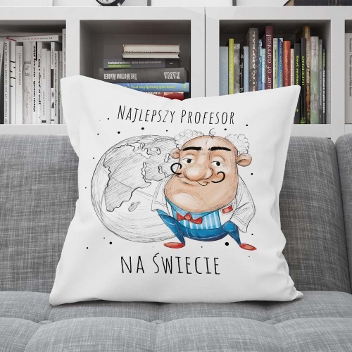 Poduszka Prezent DZIEŃ NAUCZYCIELA profesor