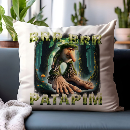 Poduszka Brr Brr Patapim Italian Brainrot Viral Tiktok Prezent