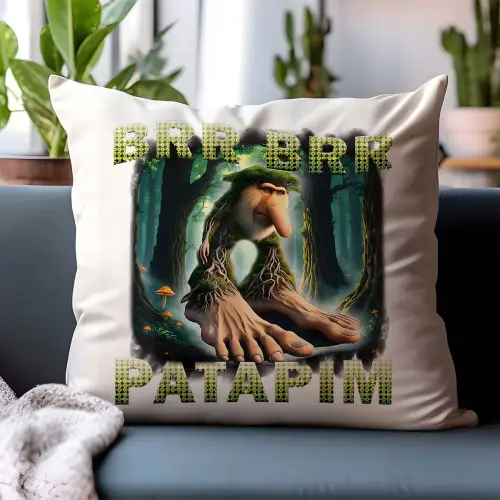 Poduszka Brr Brr Patapim Italian Brainrot Viral Tiktok Prezent